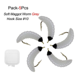 5tk Pehme peibutis Bait Worms Fishing Lures Ocean River Fishing 5Pcs kollane