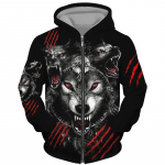 Lahedad 3D hunditr&uuml;kiga t&otilde;mblukuga kapuutsid Mood Meeste/naiste t&auml;navar&otilde;ivad kapuutsiga jakk Mantel Unisex vabaaja Hip Hop Pullover Pusad XL