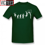 Unisex Born to Play Basketball Evolution Funny T-s&auml;rk Funny 100% puuvillased T-s&auml;rgid Unisex Plus Size L