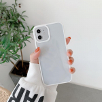 P&otilde;rutuskindel l&auml;bipaistev akr&uuml;&uuml;list telefoni&uuml;mbris iPhone 15 14 13 12 11 Pro Max 13 12 Mini 13 SE 2020 XR XS Max 7 Plus l&auml;bipaistva kaanega iPhone 15 Pro Max valge