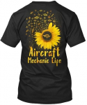 Aircraft Mechanic Life Standard Unisex T-s&auml;rk S
