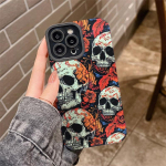 Jube punane pealuumustriga pehme &uuml;mbris iPhone 15 14 12 11 13 Pro Max 14Plus 12 13 Mini 7 8 Plus X XS Max XR tagakaas iPhone 15 Pro Max