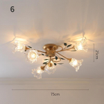 Moodsad ja minimalistlikud maaelu magamistoa valgustid S&ouml;&ouml;gitoa ja elutoa rippvalgustid 6 headlights