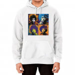 Mood Jimi Hendrixi Pusad Tr&uuml;kitud Unisex Naiste Retro T&auml;navar&otilde;ivad Pusad Pusad Harajuku Pullover Unisex dressid R&otilde;ivad 2XL