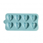 Fondant Vorm Korduvkasutatav k&ouml;&ouml;gitarbed Kergesti puhastatavad S&uuml;damekujulised j&auml;&auml;kuubikud Biskviit-kondiitritooted K&auml;sitsi k&uuml;psetusvorm Mugav dekoratiivne roosa