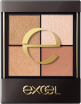 excel Real Close Shadow CX01 Tassel Mule Nuance Color lauv&auml;rvipalett 4 v&auml;rvi 3 tekstuuri L&auml;ige Lame Matte 1 tk x 1 CX01 Tassel Mule brown