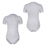 Meeste &uuml;hes t&uuml;kis l&uuml;hikeste varrukatega aluss&auml;rk, n&ouml;&ouml;bivajutusega jalgevahega trikoo &uuml;laosa Slim Fit Romper Body XXL