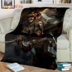3D Anime Calssic Berserk multifilmi HD tekk, pehme tekk koju magamistoa voodi diivan pikniku reisikontori kattetekk lastele 75x90cm