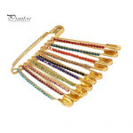 Talje n&ouml;&ouml;pn&otilde;elad Rhinestone'i kaitseprossid kampsun sall Klambrid prossn&otilde;elad naised t&uuml;drukud seelikud sall rev&auml;&auml;ri m&uuml;ts Aksessuaarid riided kinnitusvahendid B kuldne