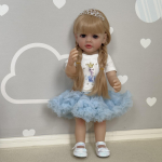 Alive Reborn Baby Doll Betty 22'' 55 cm t&auml;isvin&uuml;&uuml;list kehaga vasts&uuml;ndinud nukud t&uuml;drukutele Elutruu printsess Snow Bebe Reborn Boneca nukk lastele s&uuml;nnip&auml;evakingid 55cm