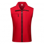 Meeste vest vabaaja varrukateta rev&auml;&auml;r, t&otilde;mblukk, &uuml;hev&auml;rviline hingav vabatahtlik kogukondlik t&ouml;&ouml;mantel Naiste t&ouml;&ouml;riided vormiriided v&auml;lisr&otilde;ivad L