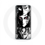 &Uuml;mbris Huawei P20 Sangoku Naruto Luffy jaoks &uuml;hes t&uuml;kis Dragon Ball Z mustvalge taustaga anime manga