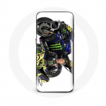 Valge taustaga &uuml;mbris Samsung Galaxy S7 Edge Valentino Rossi Speedi draiveri jaoks