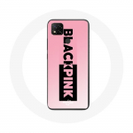 Coque pour Xiaomi Redmi 9C Blackpink Groupe de K-pop Logo Noir Rose Fond Rose