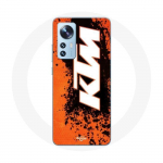Coque pour Xiaomi Mi 12 / 12X KTM Logo blanc fond orange