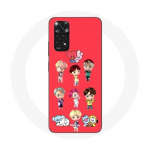 Coque pour Xiaomi Redmi Note 11 4G BTS TinyTAN Animation BT21 Affiche