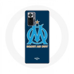 Coque pour Xiaomi Redmi Note 10 Pro Olympique de marseille OM logo bleu