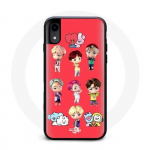 Coque pour Iphone XR BTS TinyTAN Animation BT21 Affiche