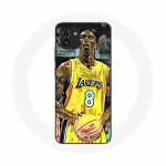 Coque pour Samsung Galaxy A03 Kobe Bryant Dunk lakers 8 NBA Noir