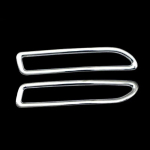 for Renault Koleos Samsung QM6 2016-Car Chrome Rear Tail Lights Protection Trim Rear Lamps Cover Sticker h&otilde;be