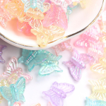 AB v&auml;rvilised lahtised kristallhelmed ehete valmistamiseks 13 * 16 mm mitmev&auml;rvilised isetegemise tarvikud liblikahelmed k&auml;ev&otilde;ru Neacklce koduks 200Pcs mitmev&auml;rviline