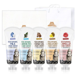 Kwailnara Jeju hand cream 5-piece set + shopping bag, 1 set