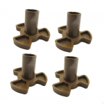 4 t&uuml;kki mikrolaineahju plaadim&auml;ngija siduri rullklamber Y-t&uuml;&uuml;pi p&ouml;&ouml;rlev v&otilde;ll 15x17x10mm 5mm