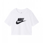 Nike Sportswear Essential L&uuml;hike Vabaaja T-s&auml;rk Naistele Valge BV6176-100 XL