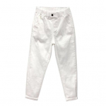 Naiste vabaaja p&uuml;ksid keskmise k&otilde;rgusega elastne v&ouml;&ouml;koht haaremip&uuml;ksid &uuml;hev&auml;rvilised laia s&auml;&auml;rega pikad p&uuml;ksid taskutega T&auml;navar&otilde;ivad 2XL valge