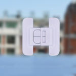 1 tk beebi turvaline k&uuml;lmiku lukustuskapp ukse lukk pannal lastele turvakaitse avanemisvastase veejaoturi turvalukud valge