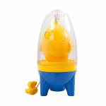 Home Egg Scrambler K&auml;simuna&scaron;eiker Toidukvaliteediga silikoonist munavurr Manuaalne t&ouml;&ouml;riist koorega munavurr k&otilde;vaks keedetud munade jaoks punane