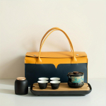 1 komplekt keraamiline reisitee komplekt Kaasaskantav teen&otilde;ude komplekt &Uuml;ks pott Neli tassi teealuse ja teepurgiga veinitass joogin&otilde;ud restoranidele kohvikutele teemajadele One pot, four cups + tea tray + tea can