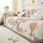 Four Seasons universaalne diivanipadi Uus &scaron;enill Universaalne diivanikate Riidest r&auml;tik T&auml;iskattega kate kassi kriimustuskindel padi 180-130cm beige