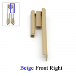 BMW X5 X6 E70 E71 E72 jaoks Interj&ouml;&ouml;r Vasak Parem Istme Liugsiini Kate Liist Vahetus 2007 2008 2009 2010 2011 2012 2013 Beige Front Right