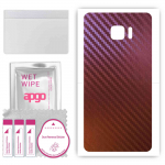 apgo skin sticker film foil vinyl for the BACK compatible with HTC U Ultra, scratch-resistant, easy to install - Carbon Chameleon CAKA5