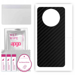 apgo Protective Skin Sticker for the back compatible with Huawei Mate X3, Wrap Film, Foil, Vinyl - Pattern Carbon Black