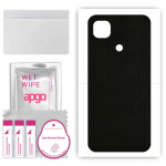 apgo Protective Skin Sticker for the back compatible with Xiaomi Redmi 9C, Wrap Film, Foil, Vinyl - Pattern Matrix
