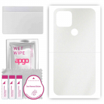 apgo Protective Skin Sticker for the back compatible with Google Pixel 5, Wrap Film, Foil, Vinyl - Pattern Matte Transparent