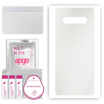apgo Protective Skin Sticker for the back compatible with Black Shark 4, Wrap Film, Foil, Vinyl - Pattern Matte Transparent