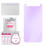 apgo Anti-Blue 9H Hybrid protective glass compatible with Asus Zenfone Go ZB500KL, flexible nano glass, great replacement for tempered glass, scratch-