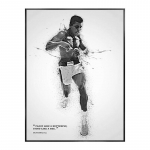 Vanaaegsed poksikindad Match Muhammad Ali Inspireerivad tsitaadid Plakatid Dekoratiivmaalid L&otilde;uend Seinakunst Pilt Boy Room Decor 30x40cm No Framed