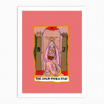 P&otilde;hjamaade abstraktne T&auml;hed Lovers Tarot Seinakunst Pildid L&otilde;uendimaal P&auml;ikese keisrinna Preestrinna Plakatid Prindid Elutoa sisustus 21x30cm No Framed valge