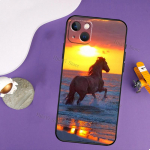 Ilus elegantne pruun hobuste &uuml;mbris iPhone 13 Pro X XS Max XR 7 8 Plus &uuml;mbris iPhone 12 Mini 11 Pro Max SE 2020 jaoks iphone 5 5S