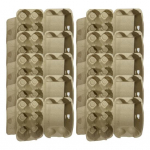 Kastid Paberimass 6 Count munakarpi Hulgi korduvkasutatav korduvkasutatav naturaalsest papist munakonteiner kollane