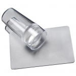 Naiste DIY Nail Art tembeldamine Stamper Scraper Image Plate Transfer manik&uuml;&uuml;ri t&ouml;&ouml;riist