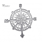 Kompassi metallist l&otilde;ikevormid DIY v&auml;ljal&otilde;igete album, reljeef, paberkaardid, kaunistus &scaron;abloonvorm h&otilde;be