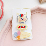 3tk Kawaii Loomakarvan&otilde;el Armsad Akr&uuml;&uuml;list Juukseklambrid Lastele Peakatted Peakate V&auml;ikeste T&uuml;drukute Laste Juuste Aksessuaarid