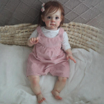 60 cm Suured p&auml;rissuuruses Reborn Dolls Maggi Pehme puutega riidest keha v&auml;ikelapse Printsess T&uuml;druk Beebukk P&auml;ris nagu k&auml;sitsi valmistatud juurtega juustega vasts&uuml;ndinud nukud lastele m&auml;nguasi cloth body