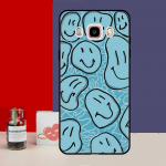 Smile Face Happy armas &uuml;mbris Samsung Galaxy J3 J5 J7 2016 A3 A5 2017 A6 A7 A8 A9 J8 J4 J6 Plus 2018 tagakaanele J3 2016 - J310