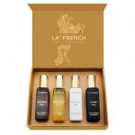La French Oudh parf&uuml;&uuml;mi kinkekomplekt 4x20ml | Eriti kauakestev Oud parf&uuml;&uuml;mi l&otilde;hn | Parf&uuml;&uuml;mvesi